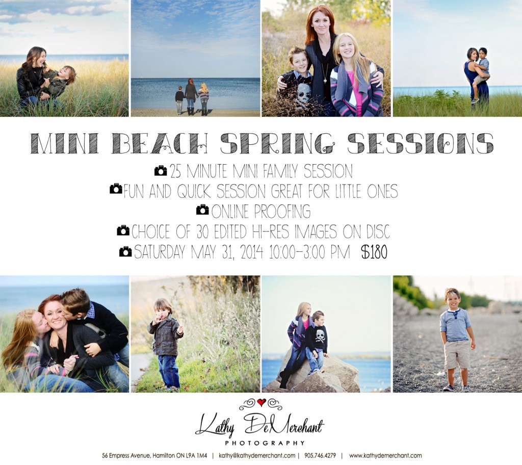 mini sessions by kathy demerchant photography